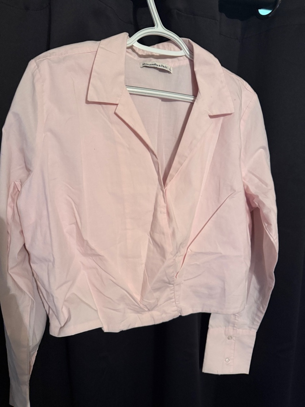 Abercrombie & Fitch Light Pink Button-Up Shirt